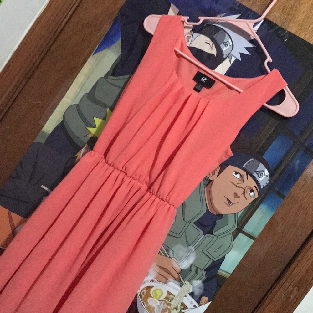 Salmon colored dress, worn once.